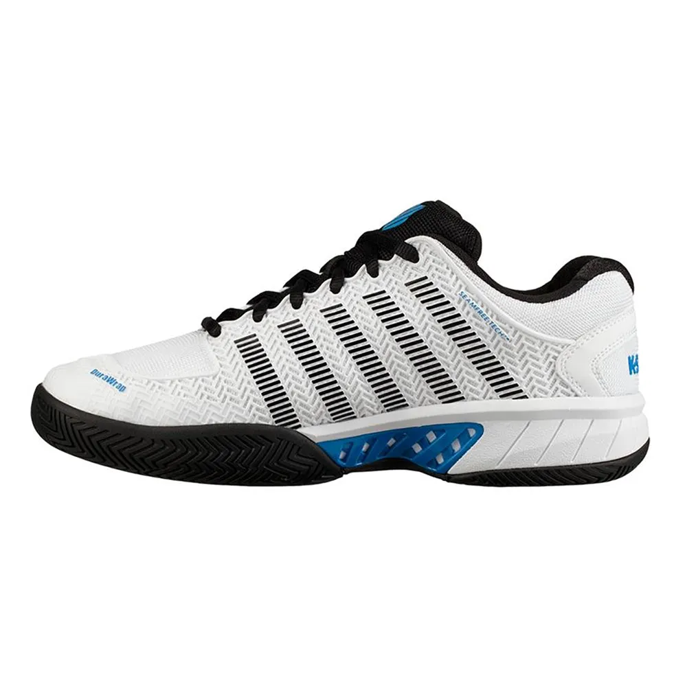 K-Swiss Hypercourt Express White Black Mens Tennis Shoes