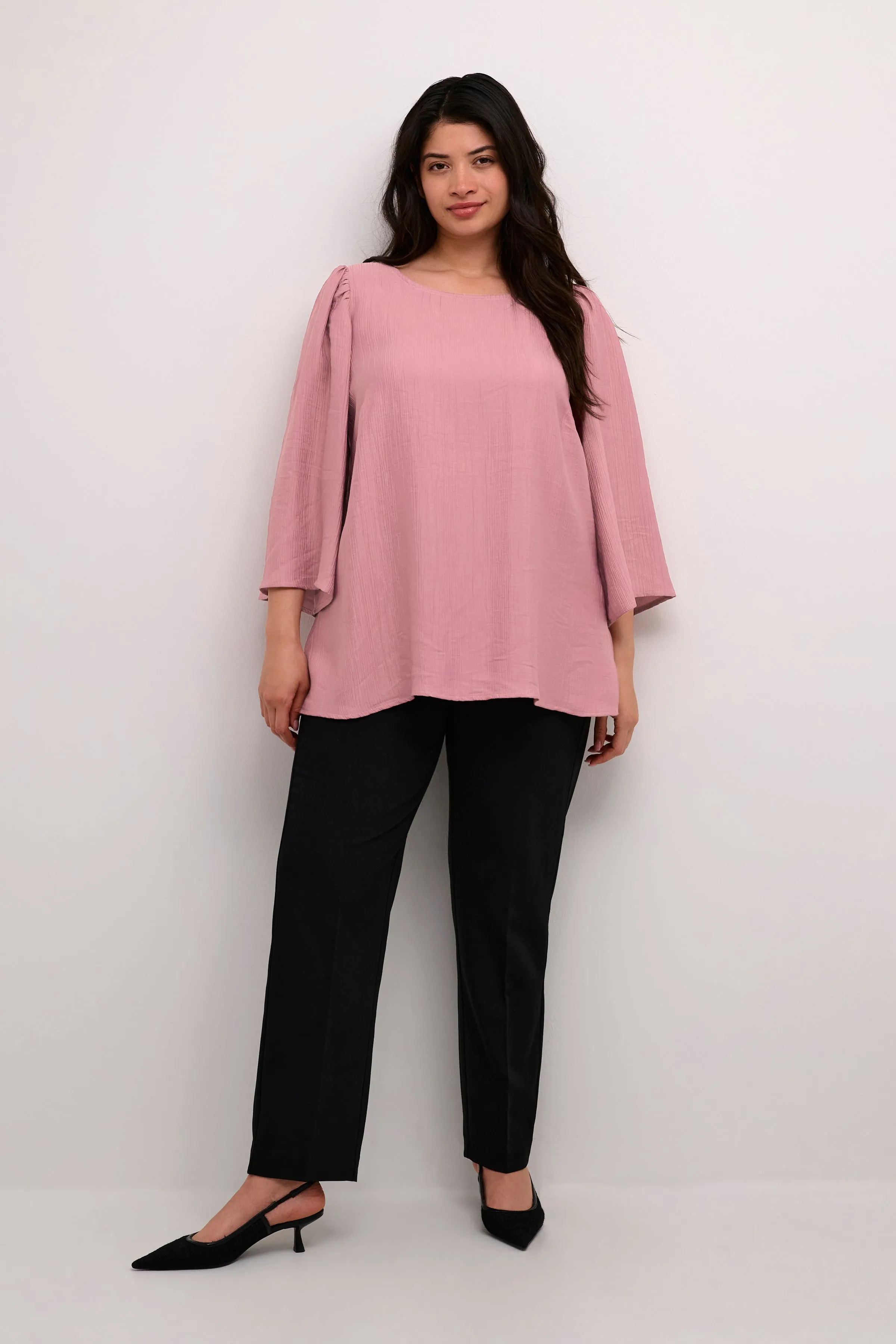 Kaffe Curve Membe Blouse in Pink