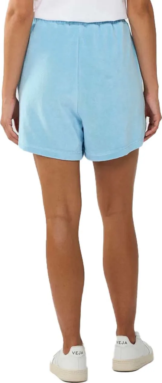 Knowledge Cotton Apparel Women&#x27;s Terry Elastic Waist Shorts  Airy Blue | Buy Knowledge Cotton Apparel Women&#x27;s Terry Elastic Waist Shorts  Airy Blue here | Outnorth