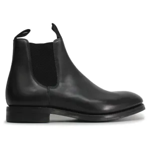 Loake Mens Boots Chatsworth Smart Casual Slip-On Ankle Elasticated Leather - UK 9