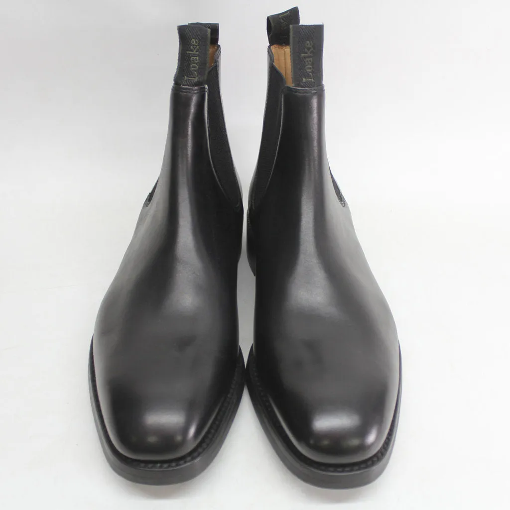 Loake Mens Boots Chatsworth Smart Casual Slip-On Ankle Elasticated Leather - UK 9