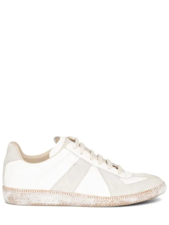 Maison Margiela   20mm Replica leather sneakers 