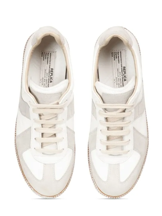 Maison Margiela   20mm Replica leather sneakers 