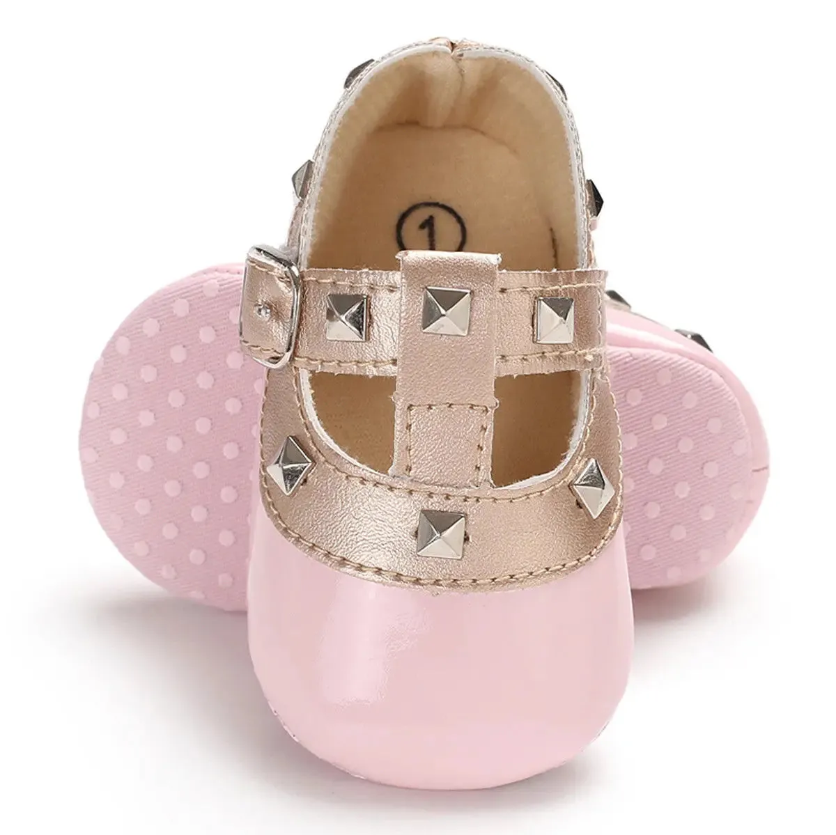 Manhattan Studded Mary Janes - Baby