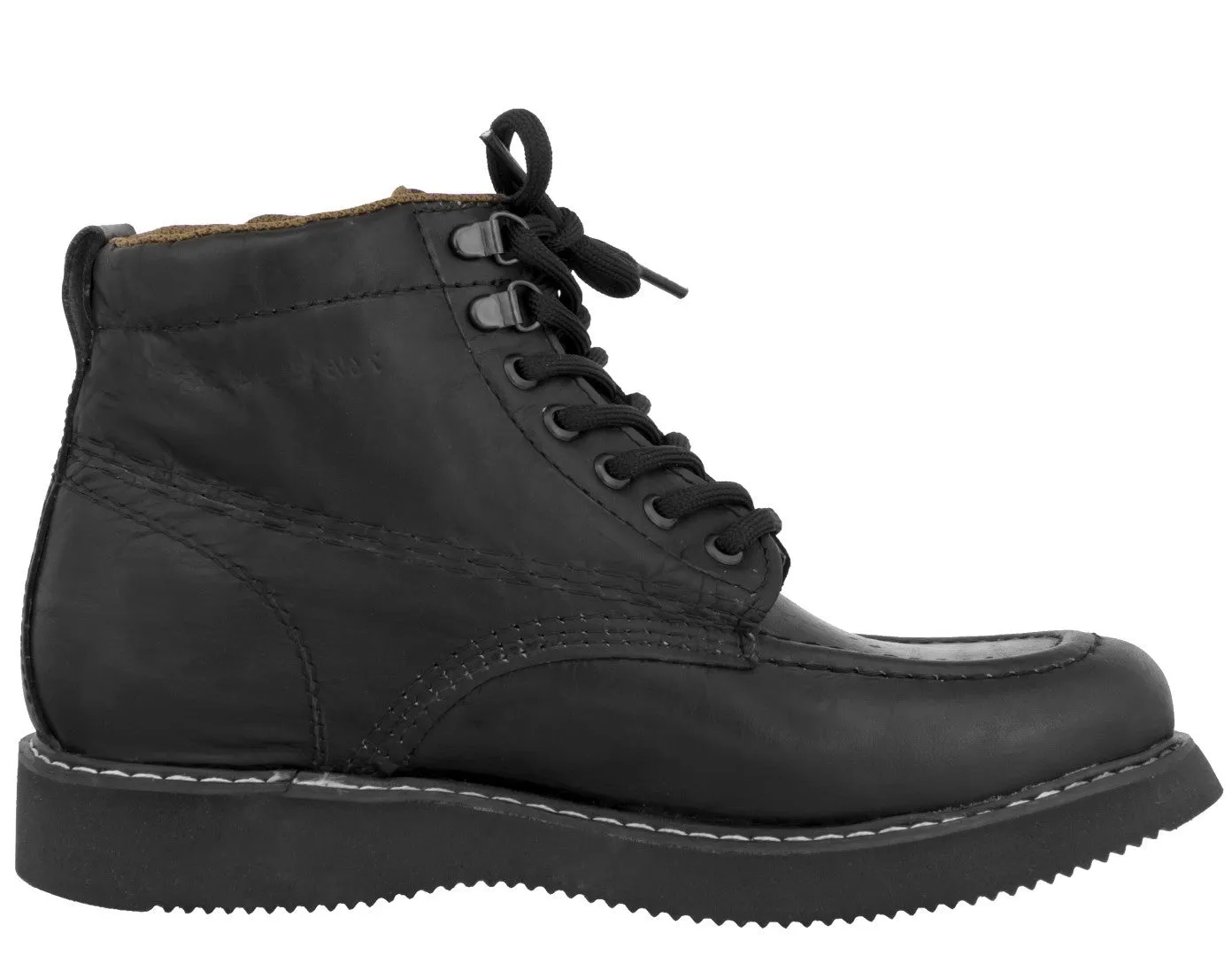 Mens 400RA Black Work Boots Slip Resistant - Soft Toe