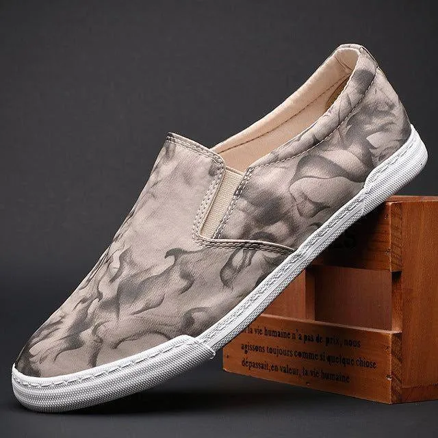 Men's Casual Shoes HS0304 Fashion Canvas Loafer Sneaker