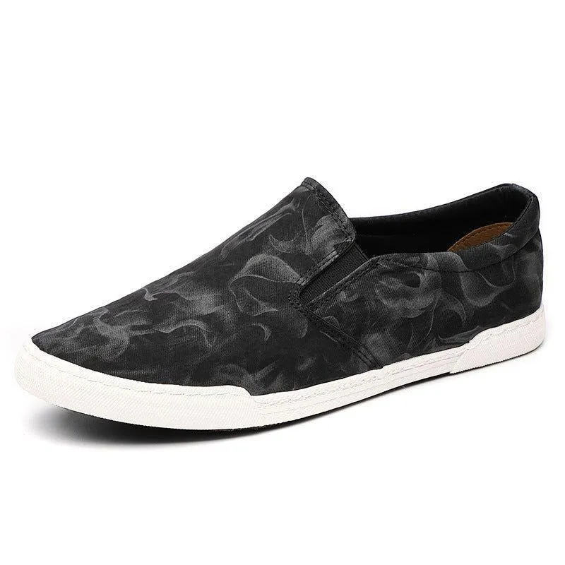 Men's Casual Shoes HS0304 Fashion Canvas Loafer Sneaker