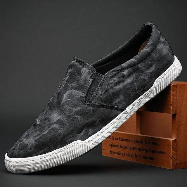 Men's Casual Shoes HS0304 Fashion Canvas Loafer Sneaker