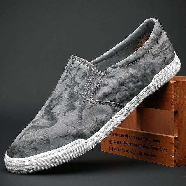 Men's Casual Shoes HS0304 Fashion Canvas Loafer Sneaker