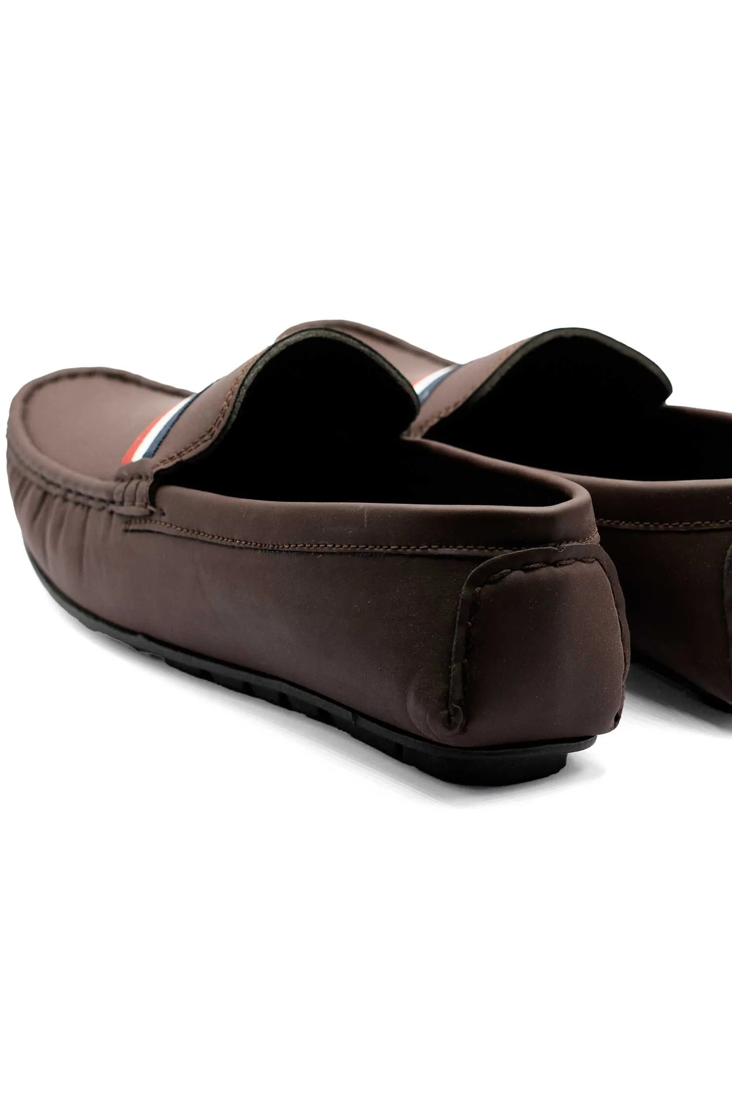 Men's Comfortable Striped Detail Loafers