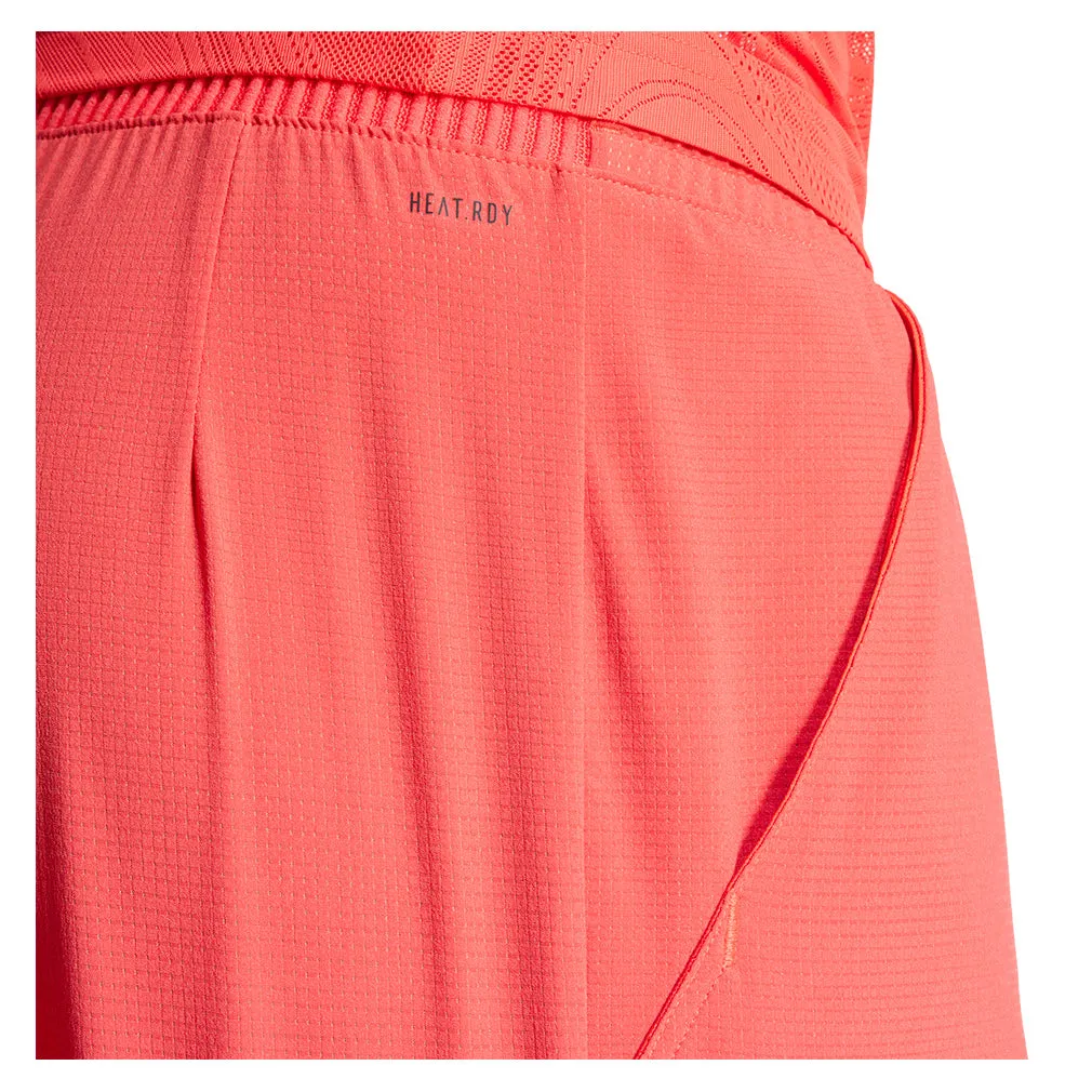 Men`s Ergo 9 inch Tennis Short Semi Lucid Red