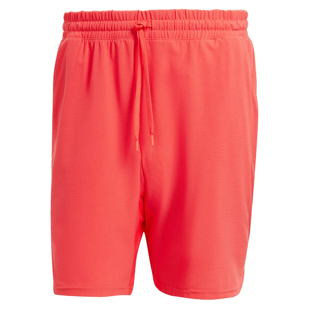 Men`s Ergo 9 inch Tennis Short Semi Lucid Red