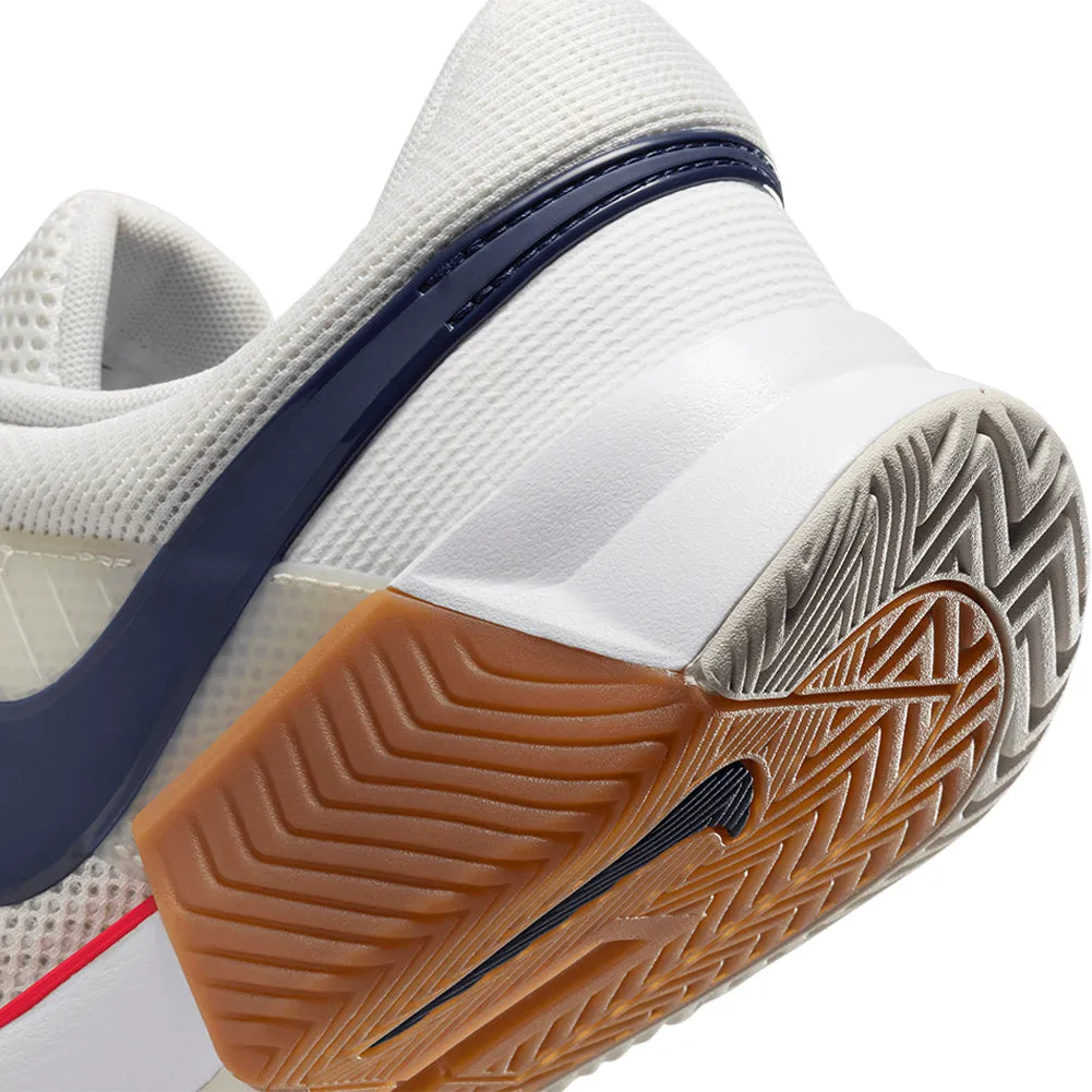 Men`s Zoom GP Challenge 1 Tennis Shoes Summit White and Binary Blue
