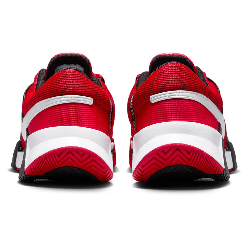 Men`s Zoom GP Challenge 1 Tennis Shoes University Red and White