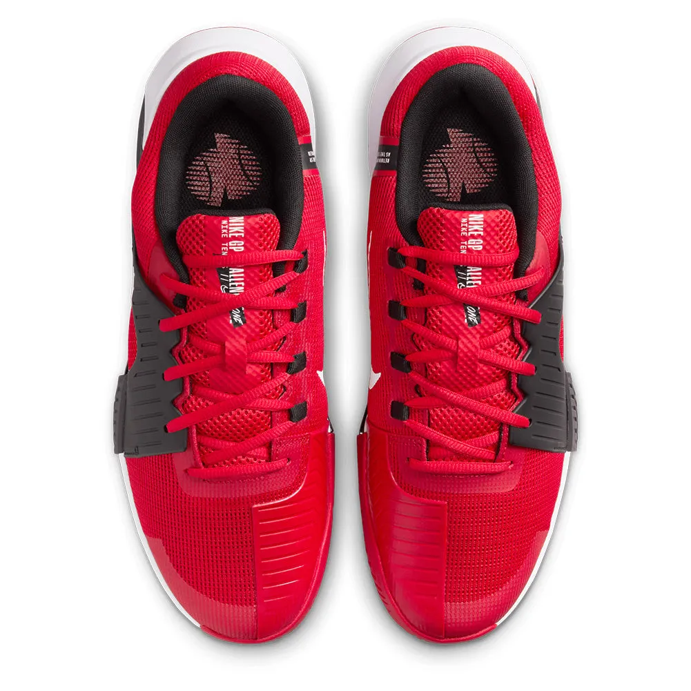 Men`s Zoom GP Challenge 1 Tennis Shoes University Red and White