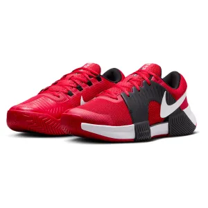 Men`s Zoom GP Challenge 1 Tennis Shoes University Red and White