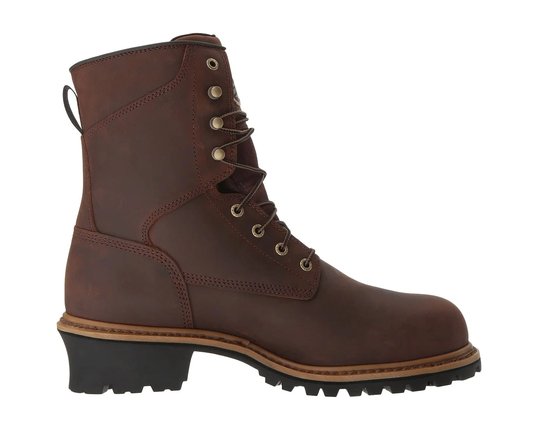 Mesabi 8" Waterproof Steel-Toe Logger Work Boot EH Irish Setter, brown