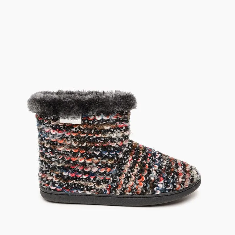 'Minnetonka' Women's Betty Slipper - Midnight