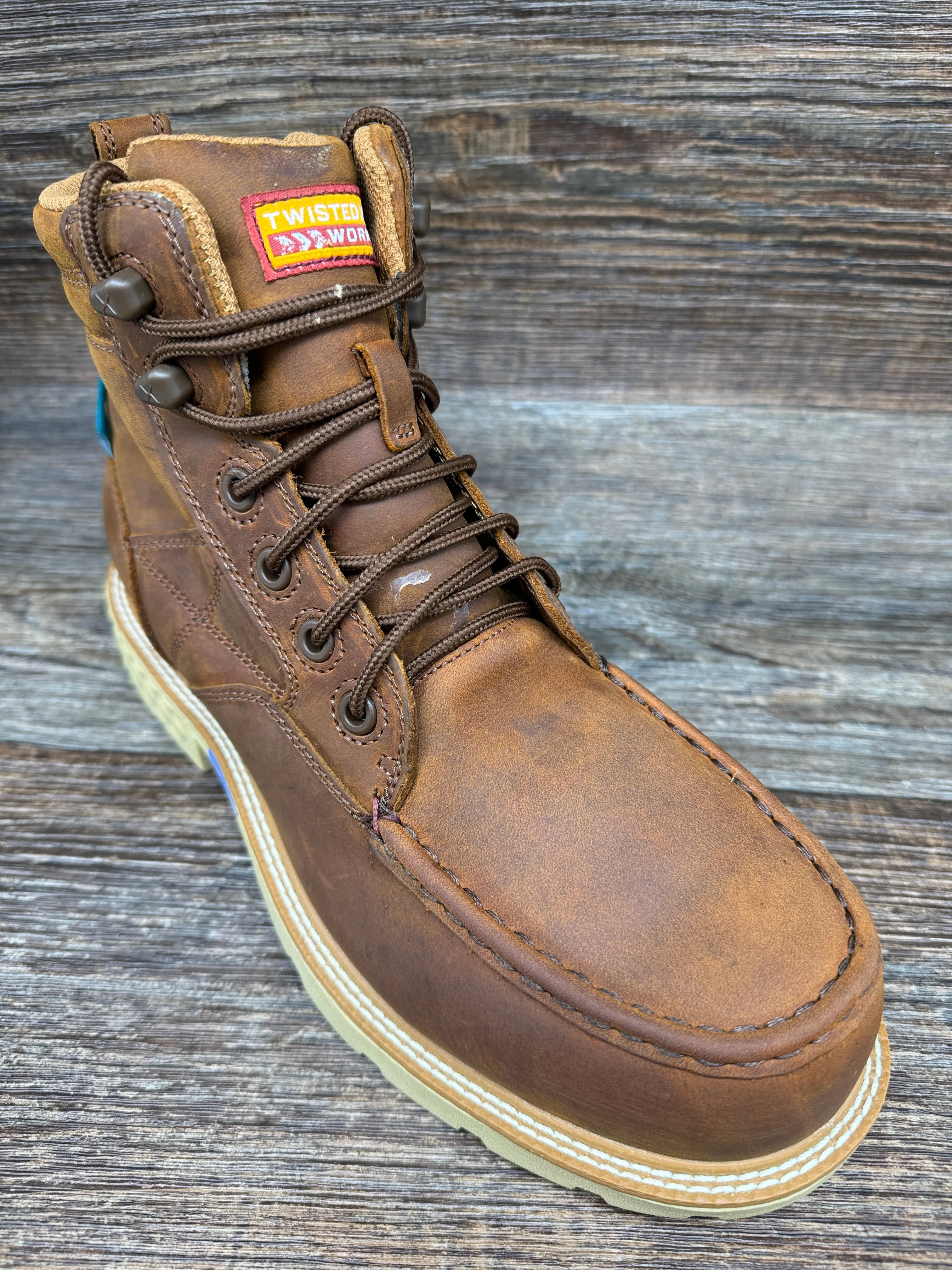 MXCNW04 Men's Nano Safety Toe 6 inch Work Boot by Twisted X