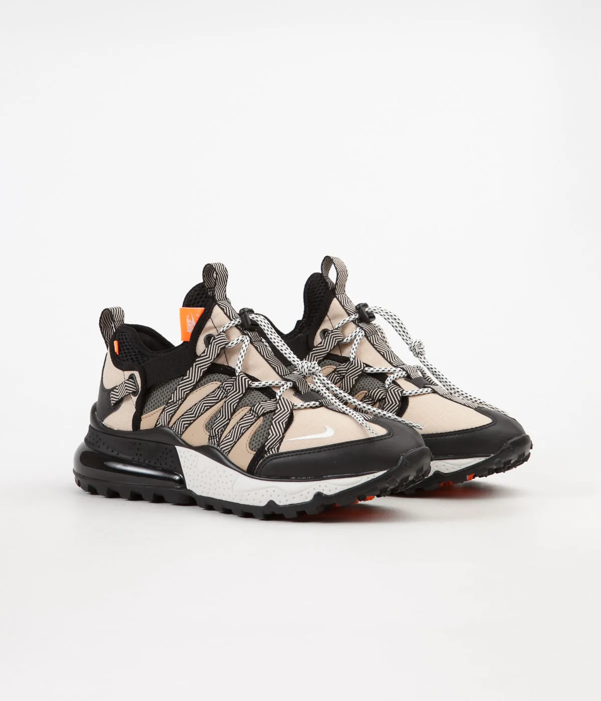 Nike Air Max 270 Bowfin Shoes - Black / Phantom - Desert - Cone