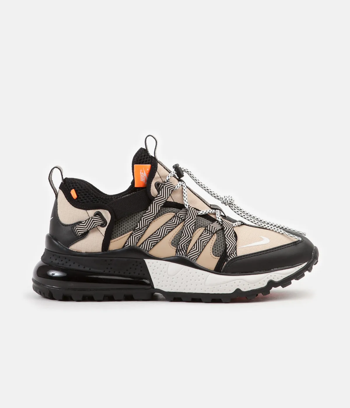 Nike Air Max 270 Bowfin Shoes - Black / Phantom - Desert - Cone