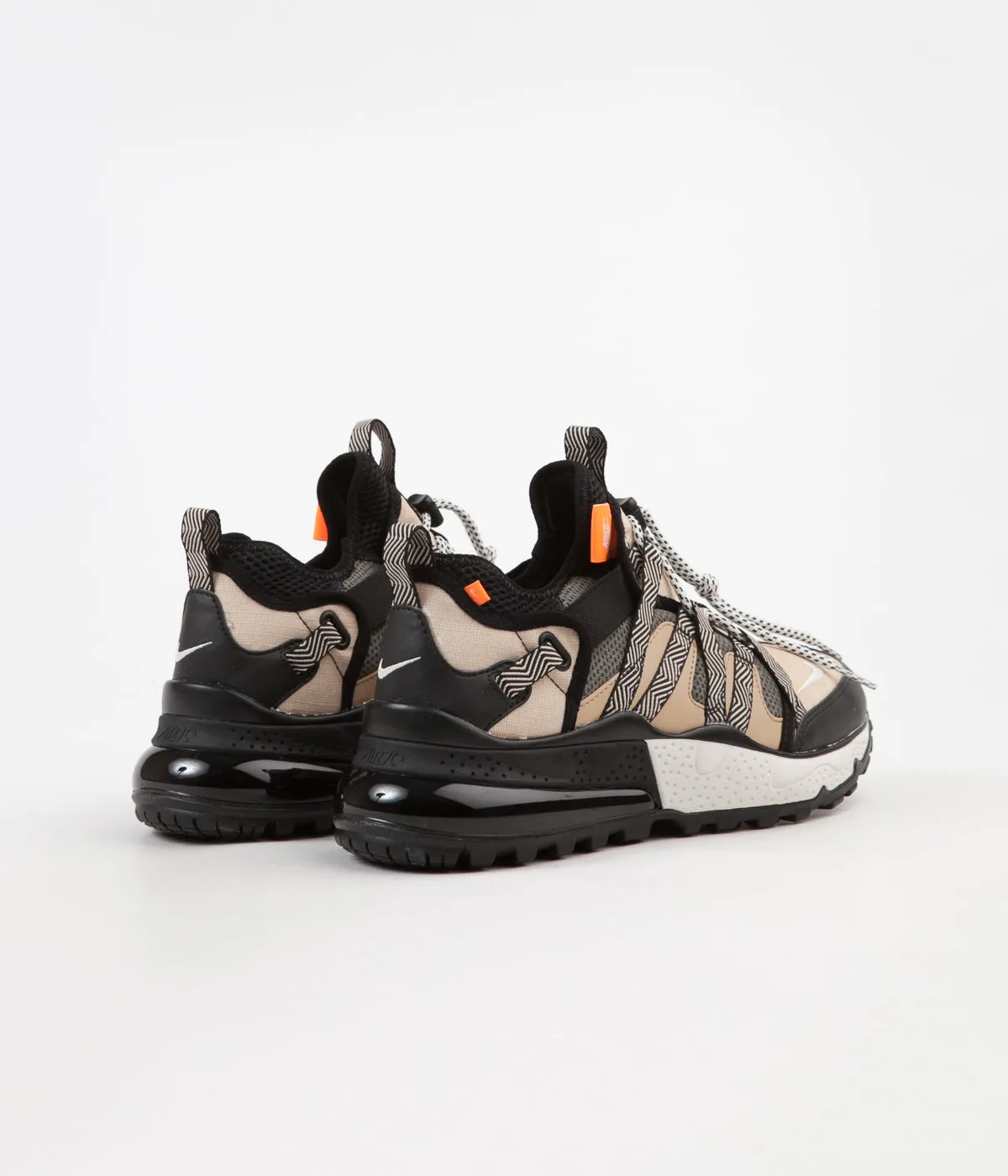 Nike Air Max 270 Bowfin Shoes - Black / Phantom - Desert - Cone