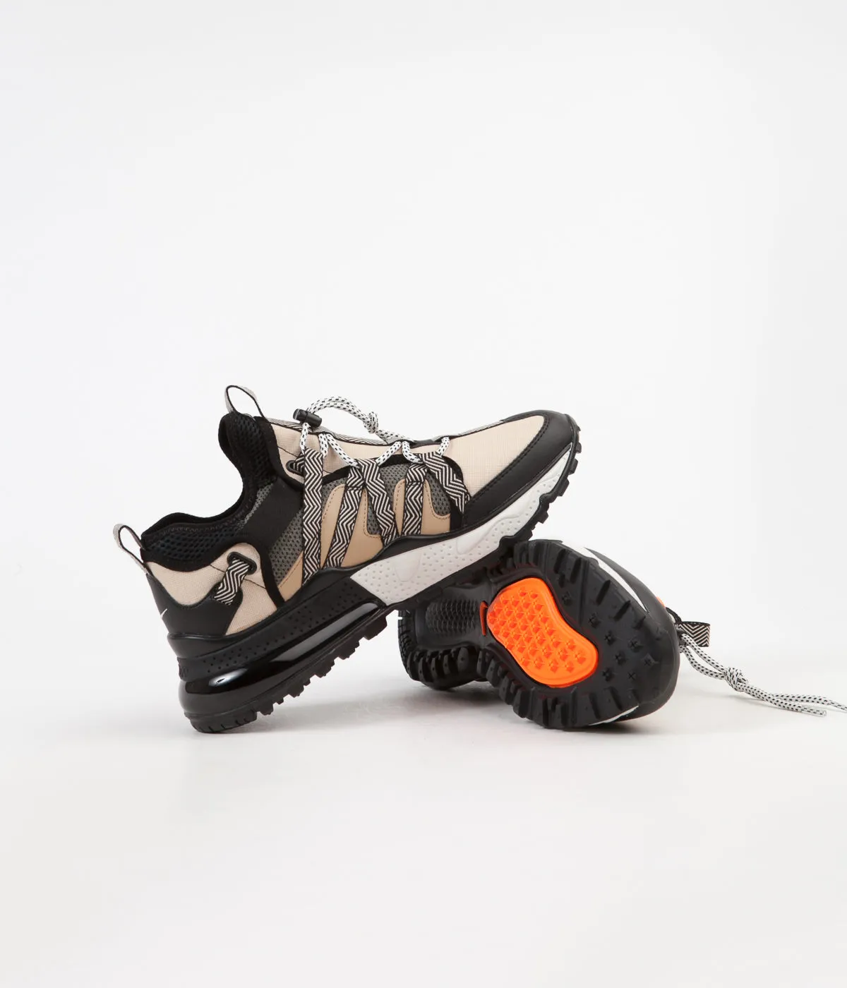 Nike Air Max 270 Bowfin Shoes - Black / Phantom - Desert - Cone