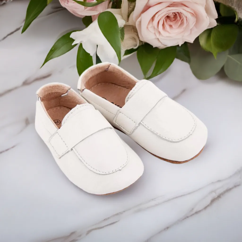 Oliver First/Pre Walker Baby & Toddler Loafers White