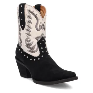 Online Exclusive | Dingo | Rodeo Queen Suede Leather Bootie in Black ** PREORDER