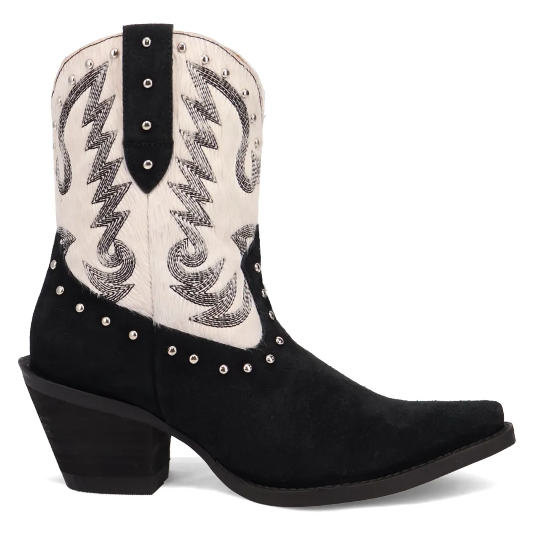 Online Exclusive | Dingo | Rodeo Queen Suede Leather Bootie in Black ** PREORDER