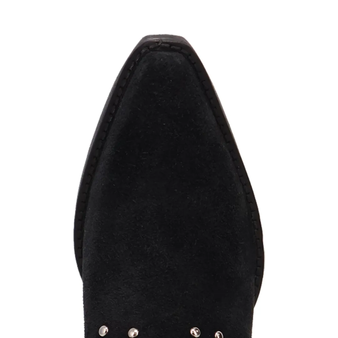 Online Exclusive | Dingo | Rodeo Queen Suede Leather Bootie in Black ** PREORDER
