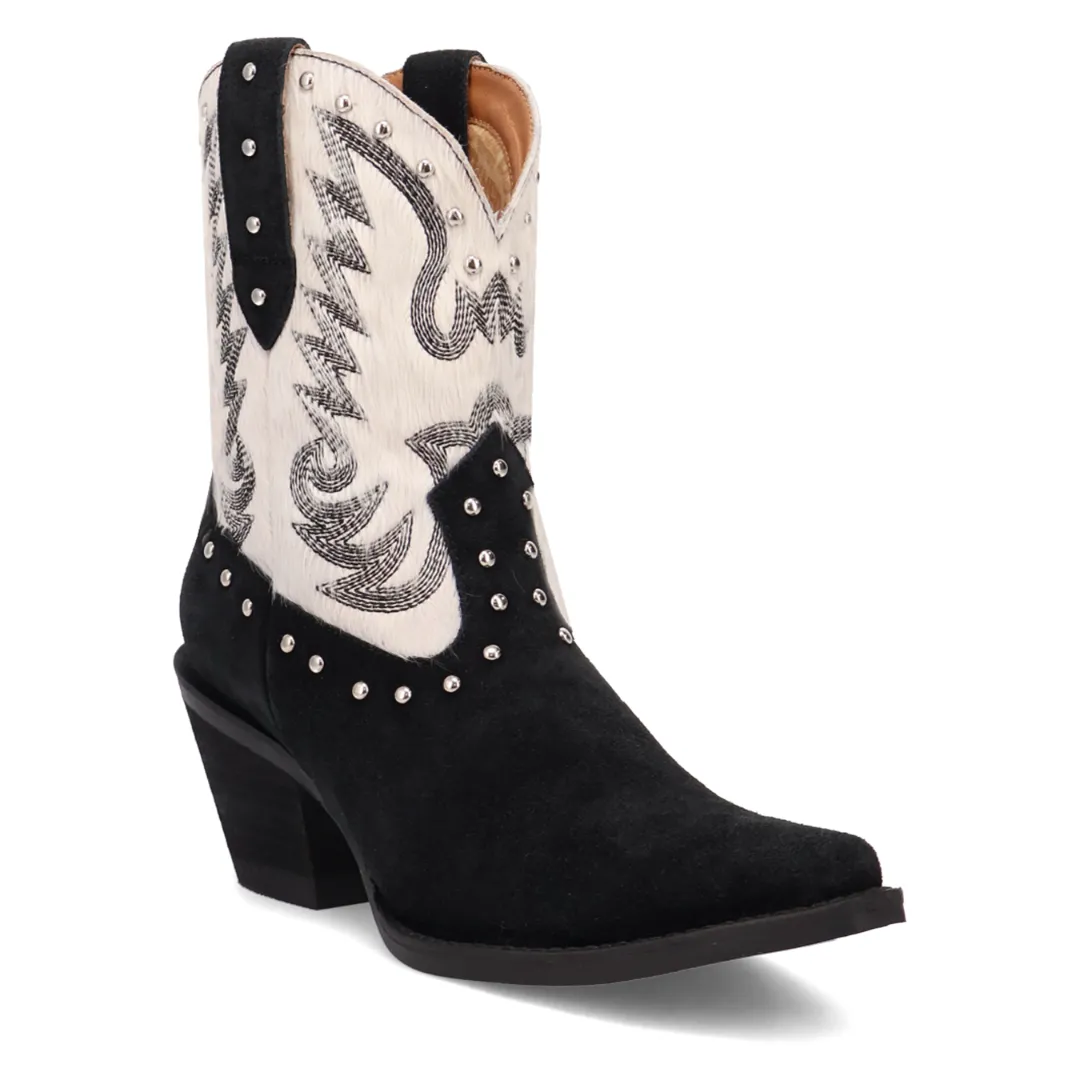 Online Exclusive | Dingo | Rodeo Queen Suede Leather Bootie in Black ** PREORDER