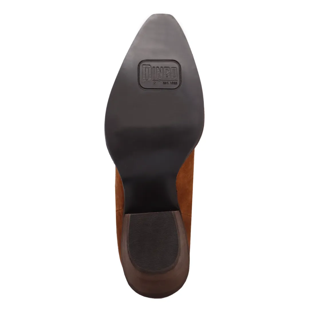 Online Exclusive | Dingo | Rodeo Queen Suede Leather Bootie in Brown ** PREORDER