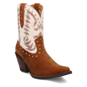 Online Exclusive | Dingo | Rodeo Queen Suede Leather Bootie in Brown ** PREORDER