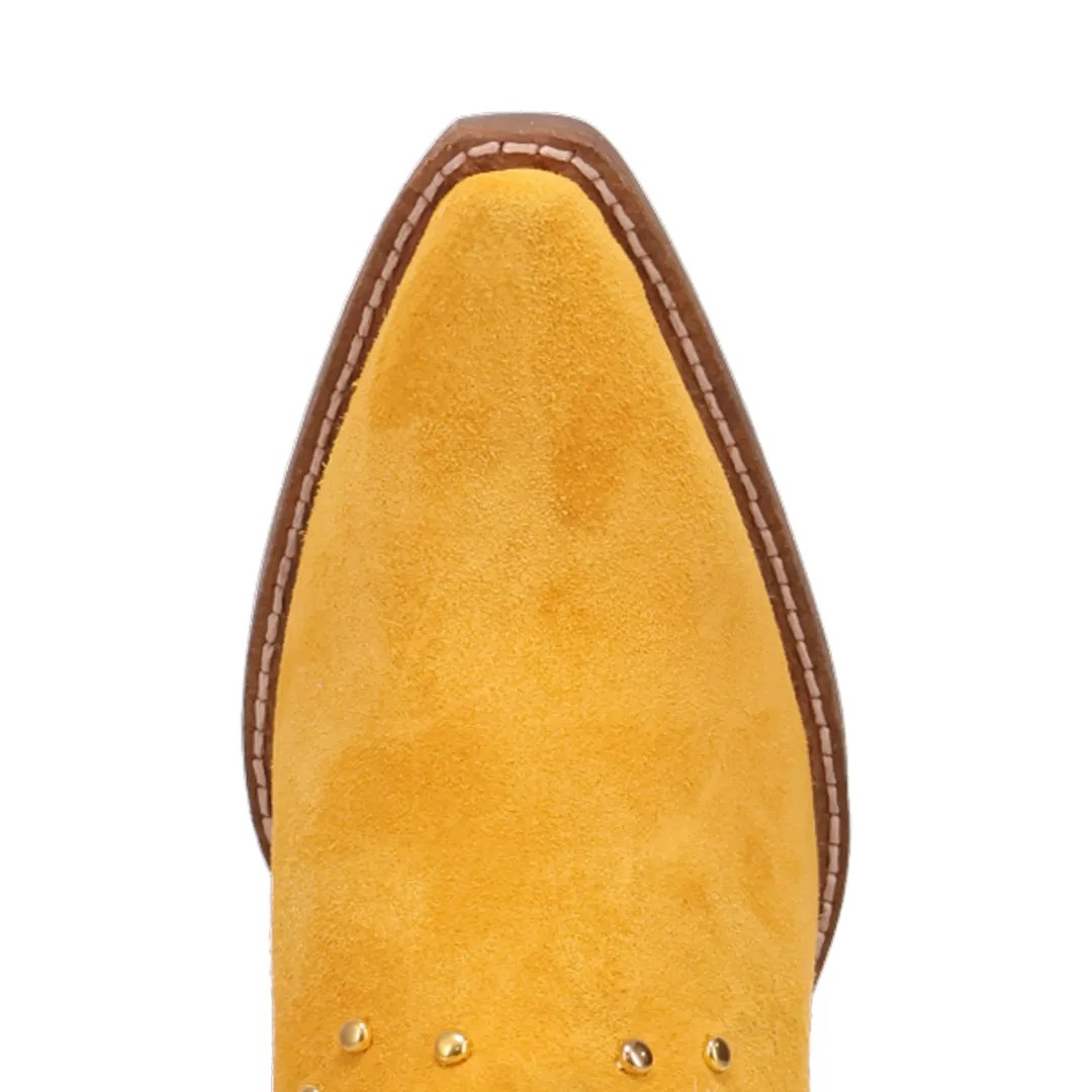 Online Exclusive | Dingo | Rodeo Queen Suede Leather Bootie in Yellow ** PREORDER