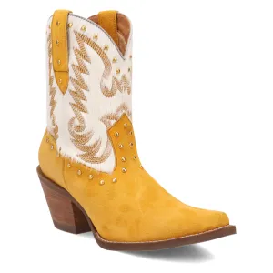 Online Exclusive | Dingo | Rodeo Queen Suede Leather Bootie in Yellow ** PREORDER