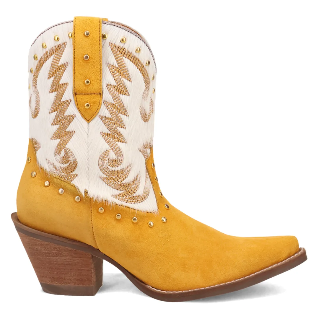 Online Exclusive | Dingo | Rodeo Queen Suede Leather Bootie in Yellow ** PREORDER