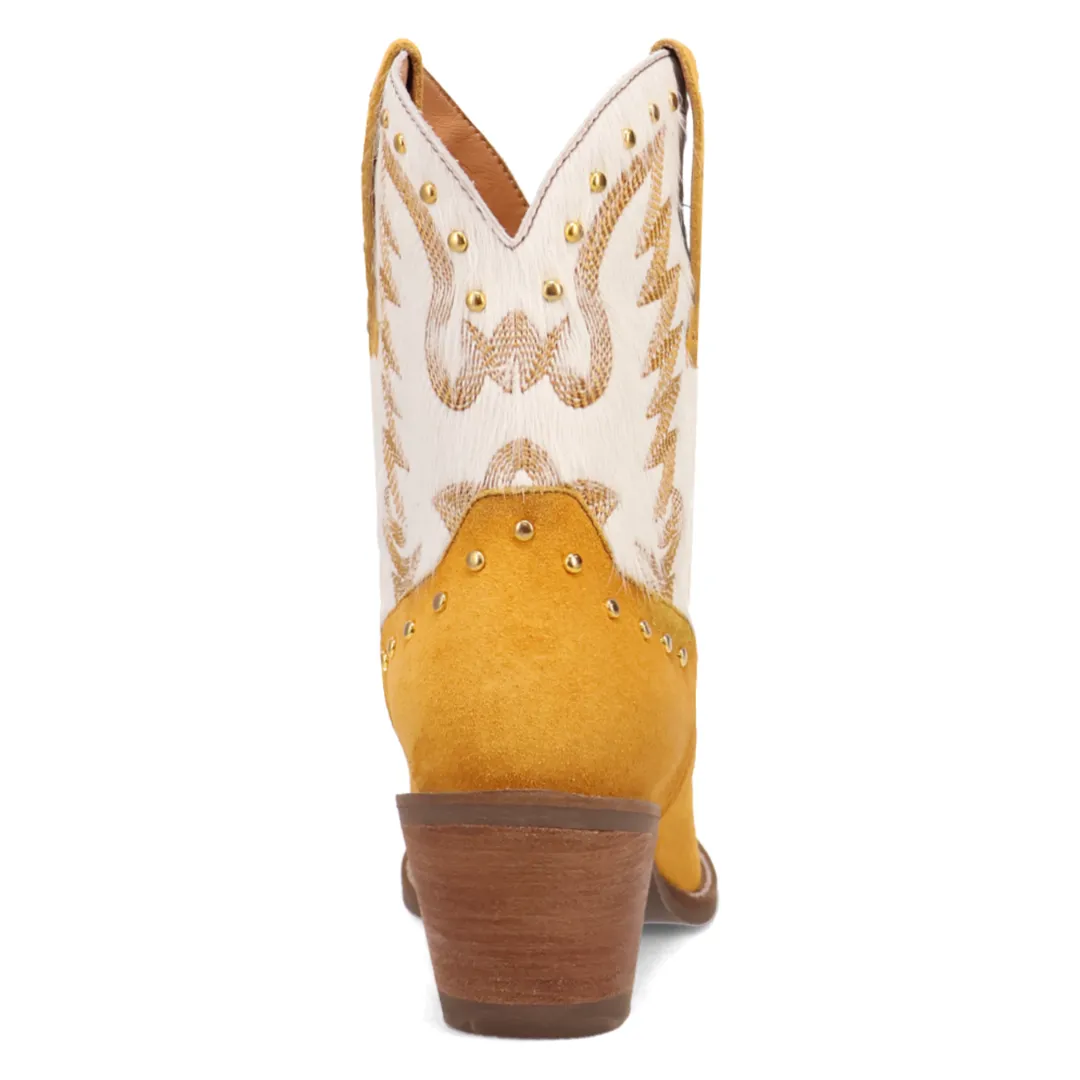 Online Exclusive | Dingo | Rodeo Queen Suede Leather Bootie in Yellow ** PREORDER