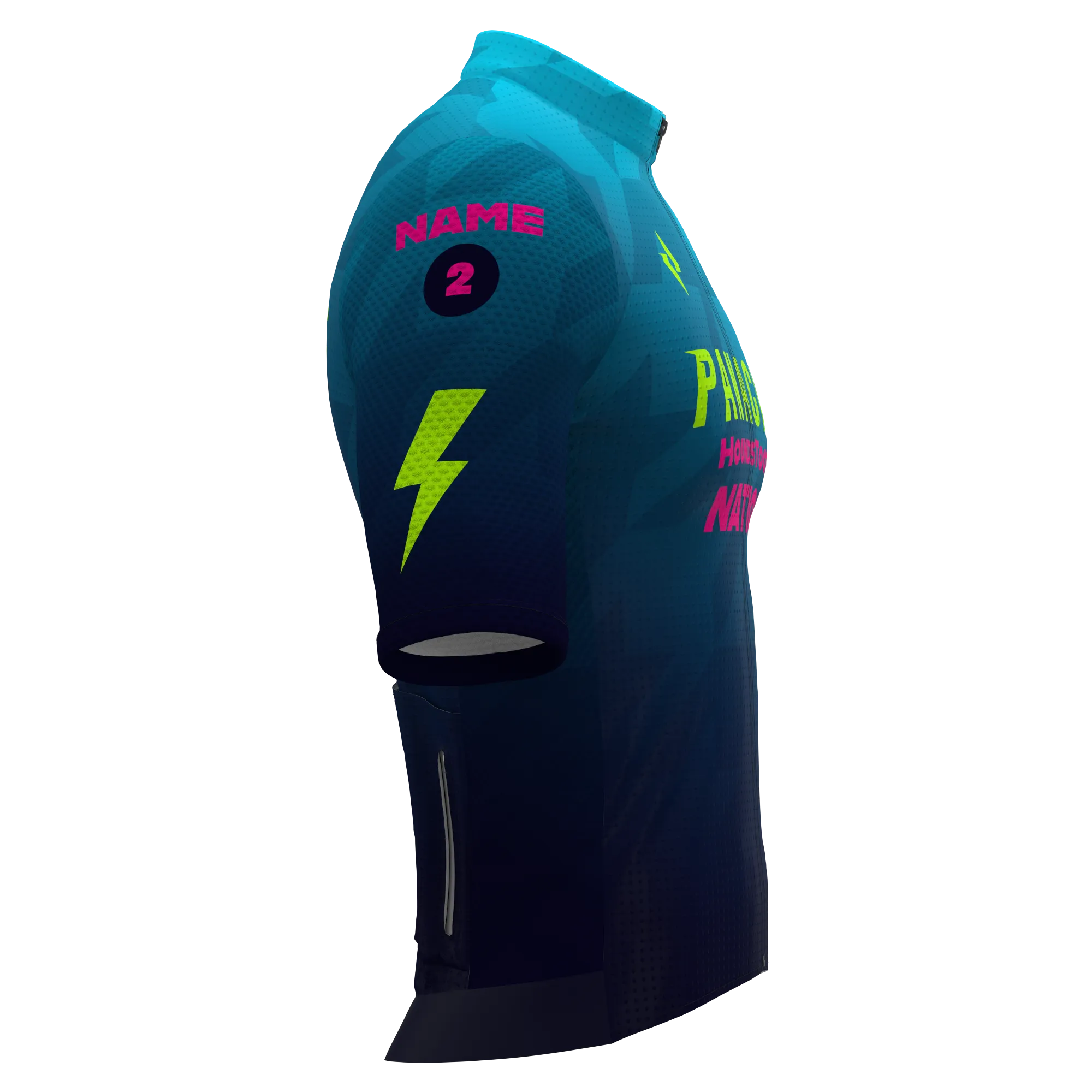PANACHE NATION24 - Men's Pro Super Jersey - NEON BLUE