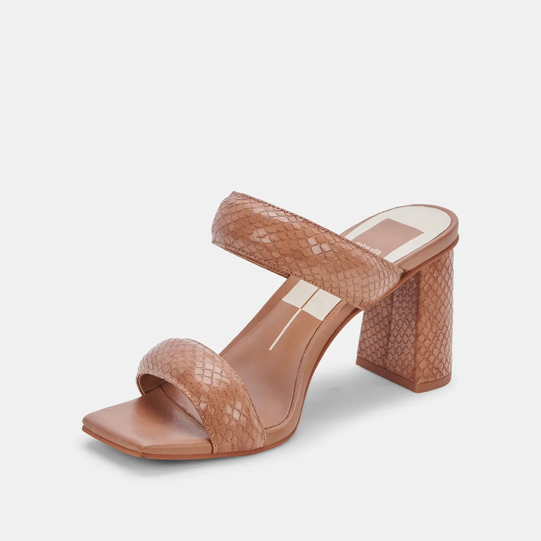 PASCOE HEELS LUGGAGE EMBOSSED STELLA - re:vita
