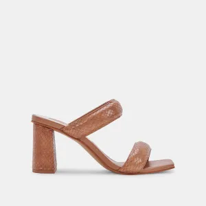 PASCOE HEELS LUGGAGE EMBOSSED STELLA - re:vita