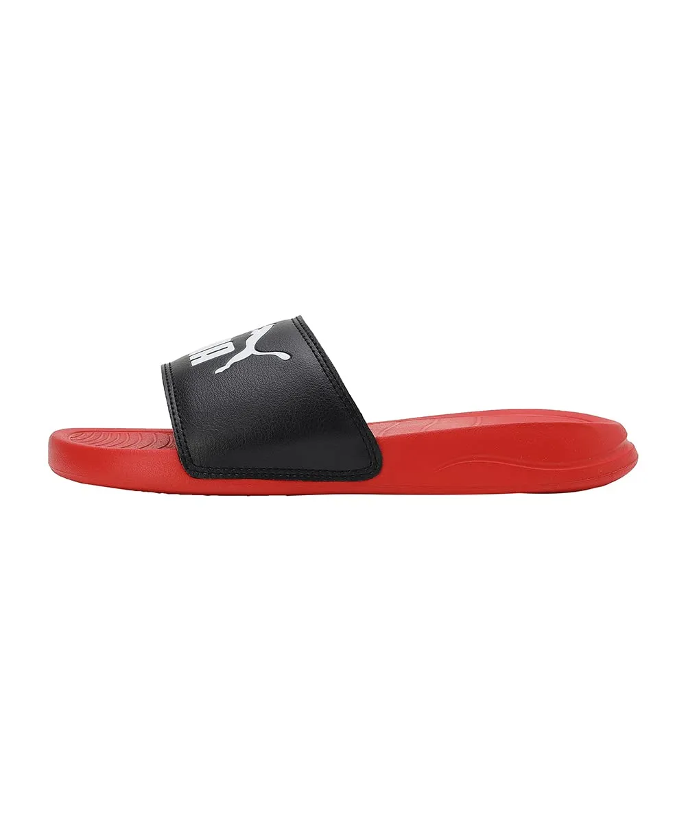Puma Unisex-Kid POPCAT 20 X 1DER JR High Risk Red-Black Slide - 4UK (39188101)