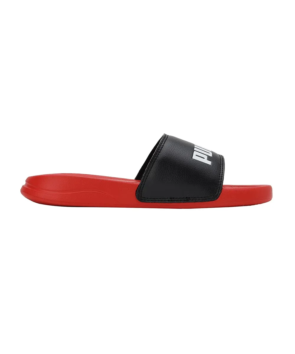 Puma Unisex-Kid POPCAT 20 X 1DER JR High Risk Red-Black Slide - 4UK (39188101)