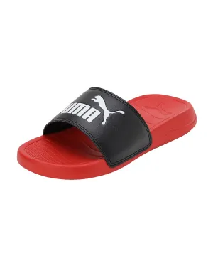 Puma Unisex-Kid POPCAT 20 X 1DER JR High Risk Red-Black Slide - 4UK (39188101)
