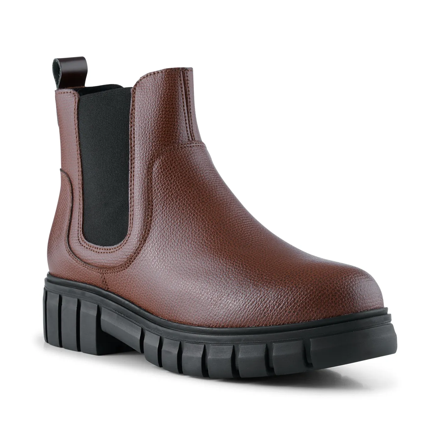 Rebel warm boot leather - DARK BROWN