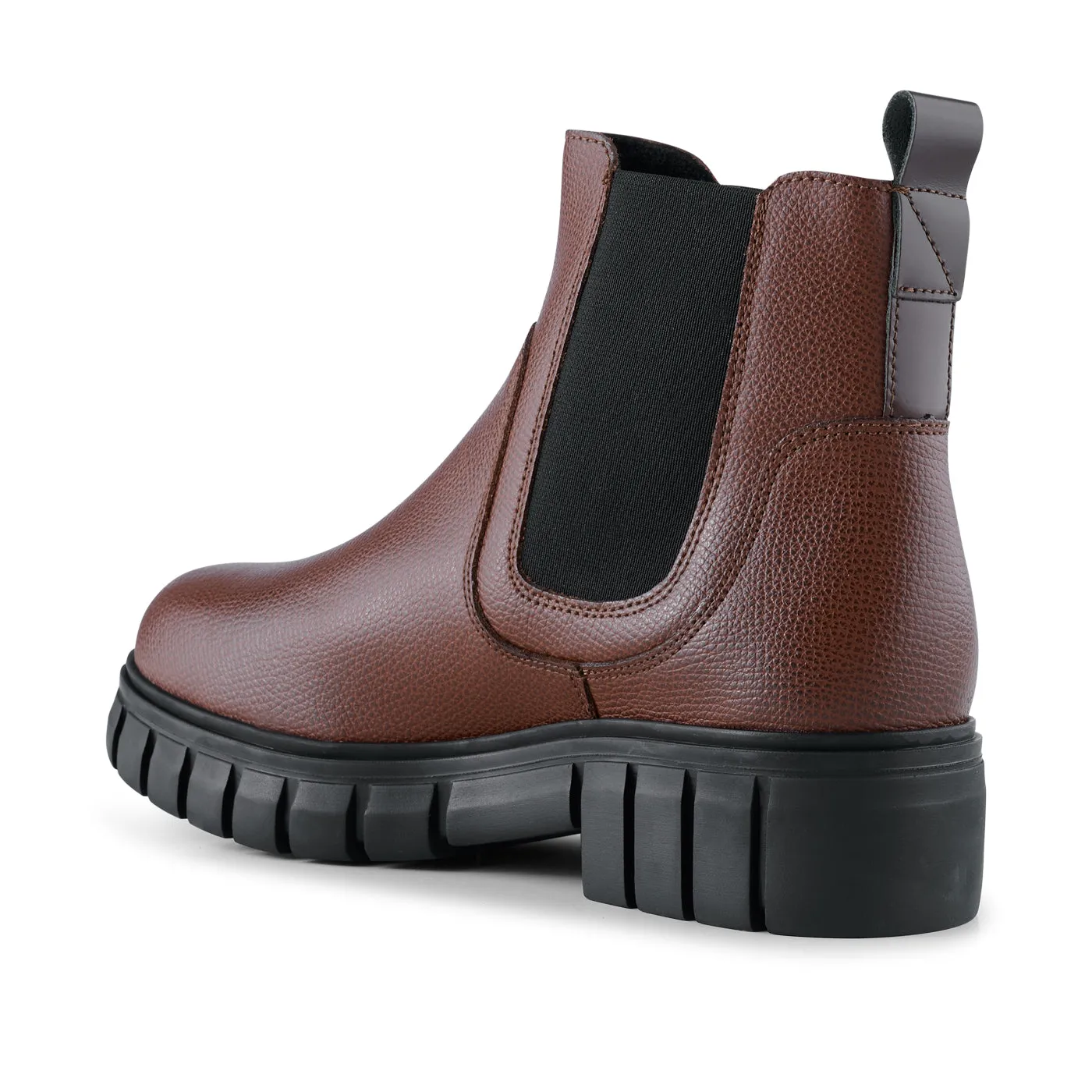 Rebel warm boot leather - DARK BROWN