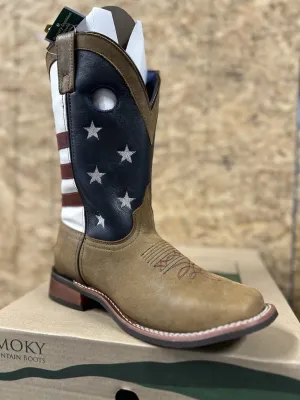 Stars and Stripes Pattern Smoky Mountain Boots