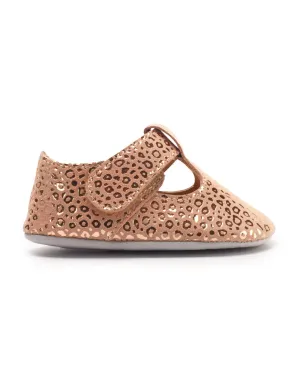 Startrite Rhyme Rose Gold Suede/Leopard