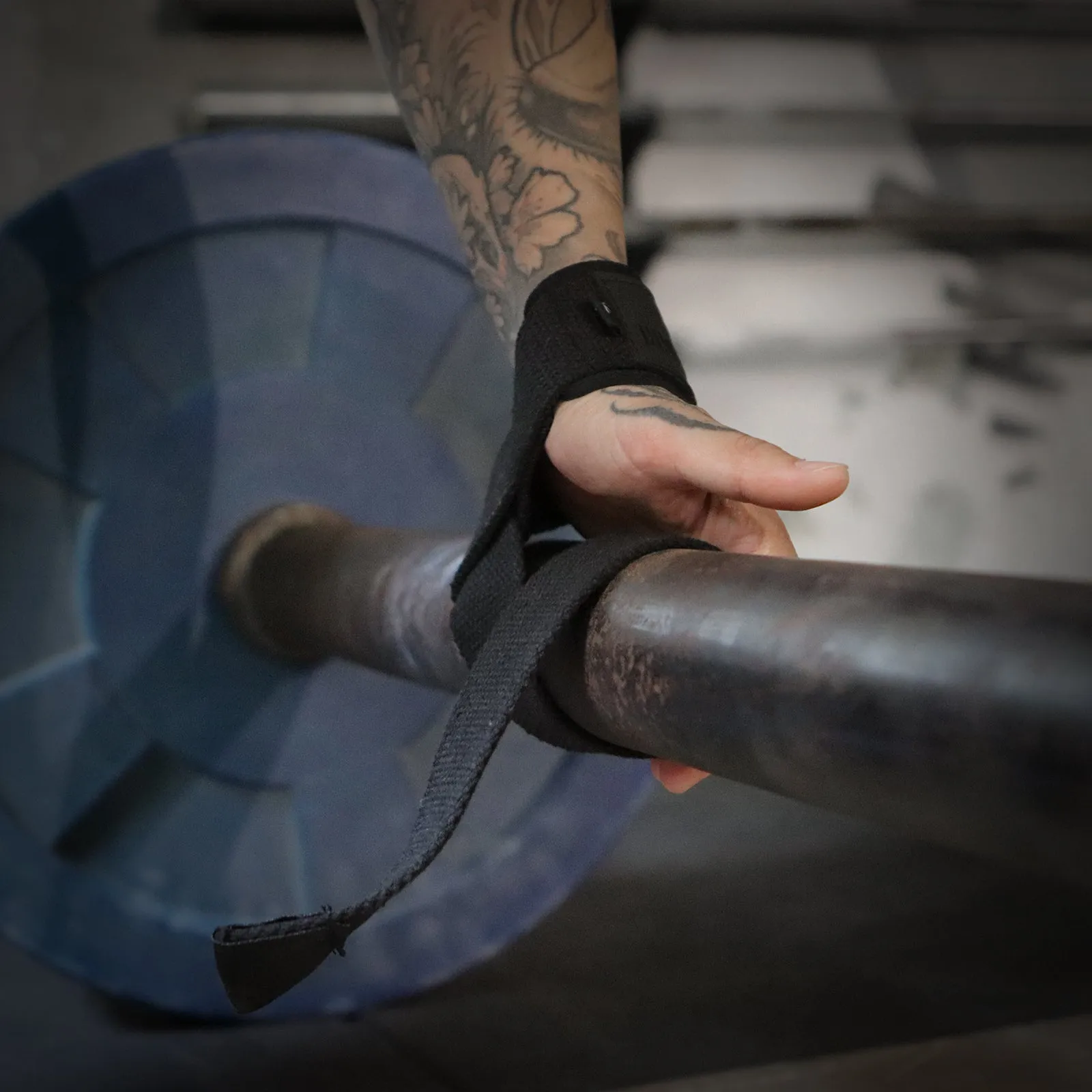 Stealth Black PRO Lifting Straps, 50cm or 65cm