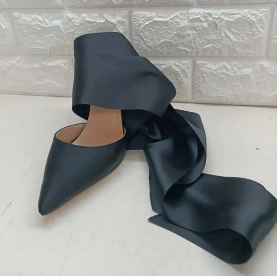 stiletto high heels cross lace straps sandals